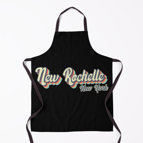 Item preview, New Rochelle City Retro Vintage 70s rainbow designed and sold by Teelogic.