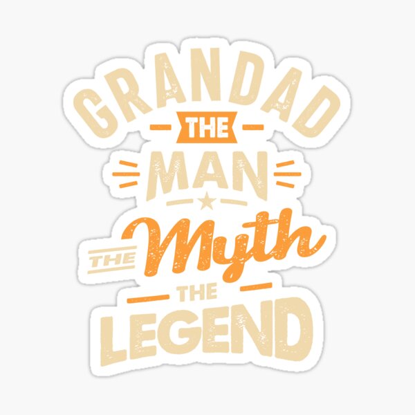 Item preview, Grandad The Man Myth Legend - Mens Funny Dad and Grandpa designed and sold by cidolopez.
