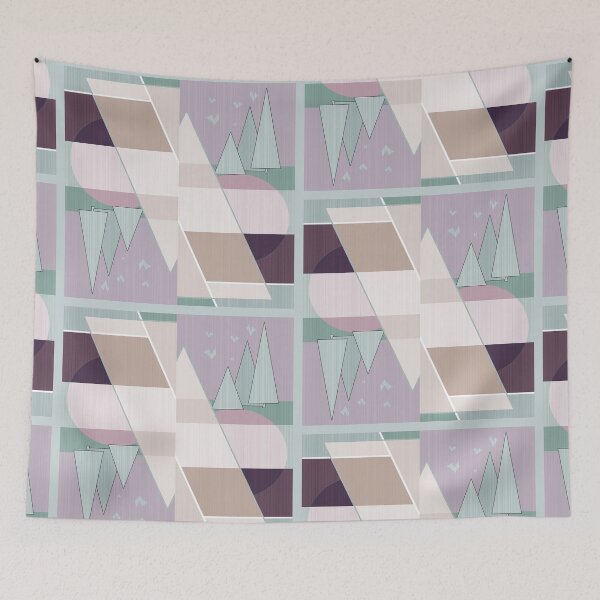 Item preview, Abstract painting in pastel shades . designed and sold by fuzzyfox.