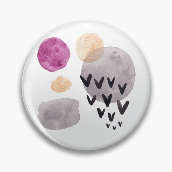 Item preview, Watercolor fashion spots in black, gold and purple designed and sold by SKhappyartist.