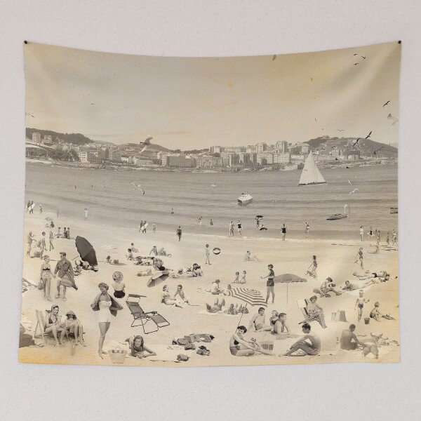 Item preview, August in Riazor Beach (A Coruña) designed and sold by PrivateVices.