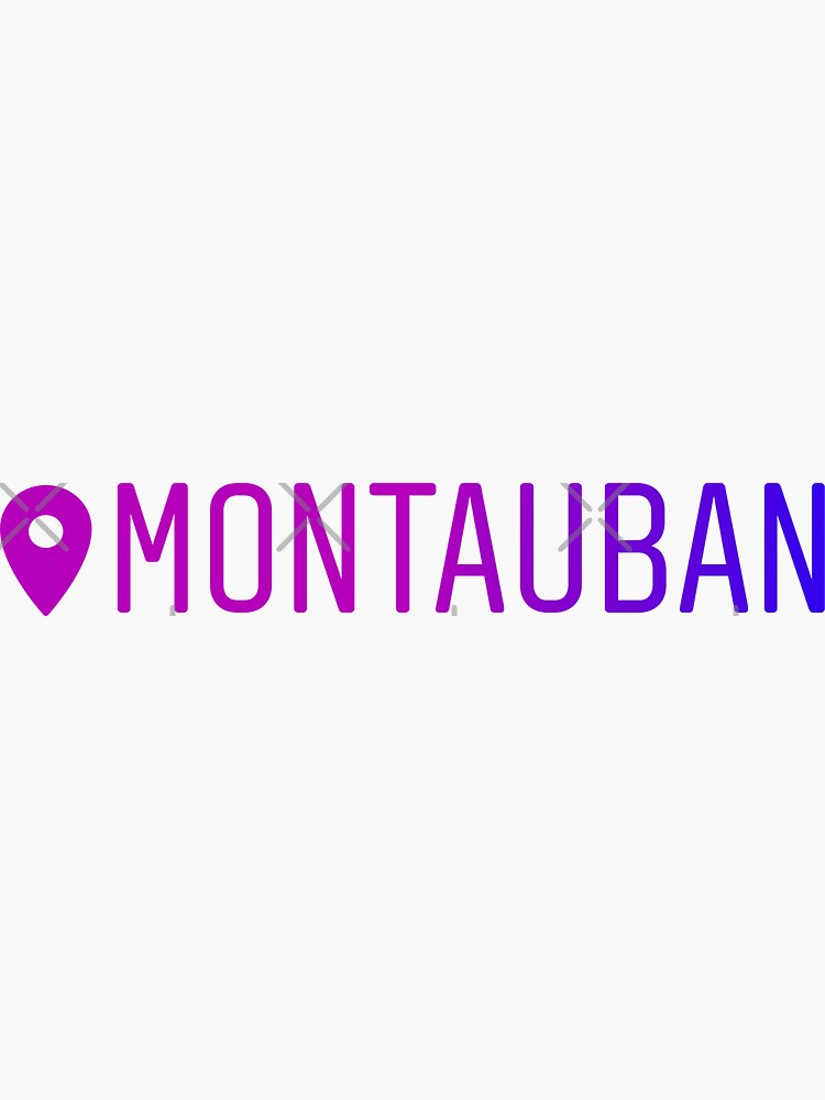 Montauban Instagram Localization Sticker For Sale By Miladiou