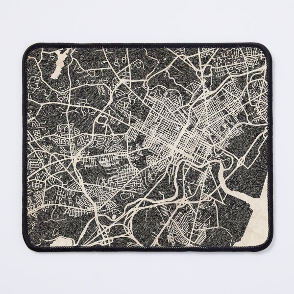 Item preview, Wilmington map Delaware Ink lines designed and sold by InkMaps.
