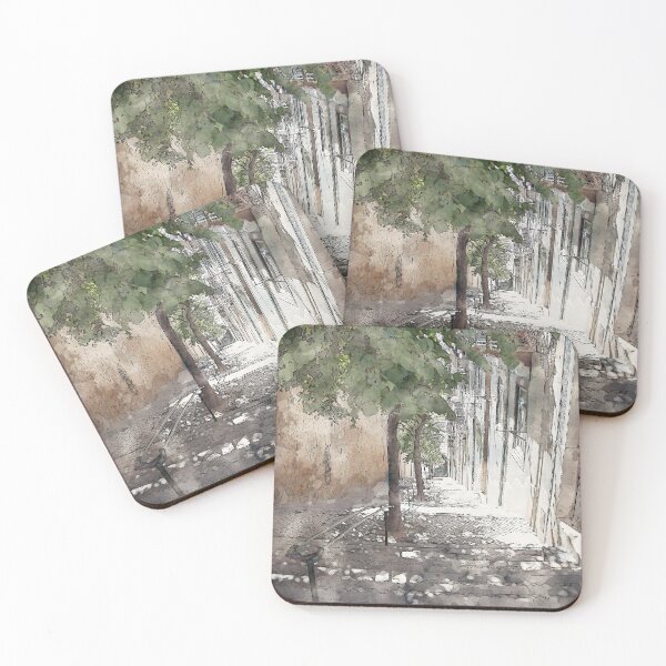 Item preview, Lisboa Mouraria Watercolour designed and sold by SofiaAlves.