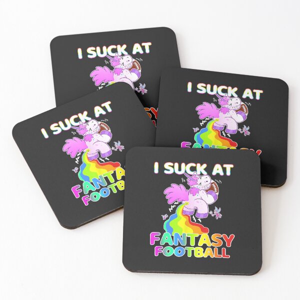 Item preview, I Suck At Fantasy Football Rainbow Unicorn Poop Loser Funny designed and sold by lydiaalm9.