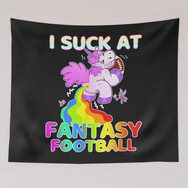Item preview, I Suck At Fantasy Football Rainbow Unicorn Poop Loser Funny designed and sold by lydiaalm9.