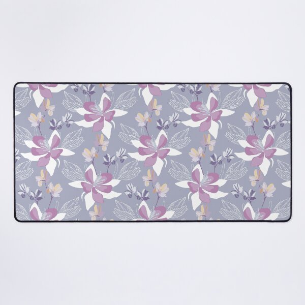 Item preview, Blossom Light Purple, White Flowers Seamless Pattern designed and sold by GeeHanz.