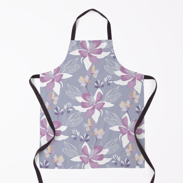 Item preview, Blossom Light Purple, White Flowers Seamless Pattern designed and sold by GeeHanz.