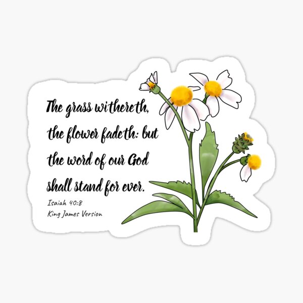 Item preview, Isaiah 40:8  King James Version   designed and sold by LAUDASION.