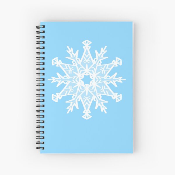 Simple Snowflake 1 Spiral Notebook