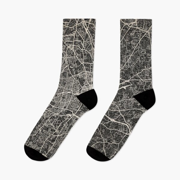 Item preview, Winston–Salem map North Carolina Ink lines designed and sold by InkMaps.
