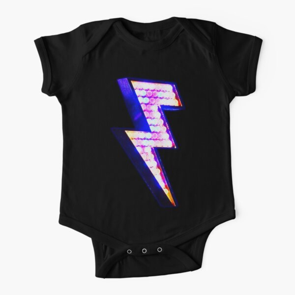 The Killers Lightning Bolt Short Sleeve Baby One-Piece