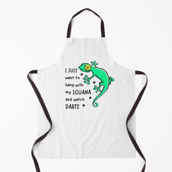Item preview, I just want to hang with my iguana and watch darts designed and sold by TheGreenGoat.