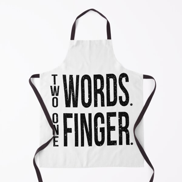 Item preview, Two Words One Finger designed and sold by TheArtism.