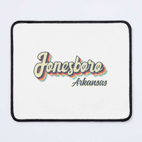 Item preview, Jonesboro City Arkansas Retro Vintage 70s rainbow designed and sold by Teelogic.