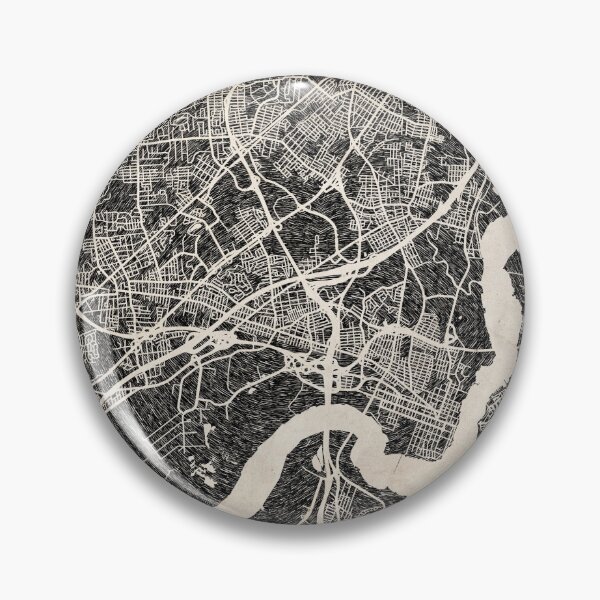 Item preview, Woodbridge map New Jersey Ink lines designed and sold by InkMaps.