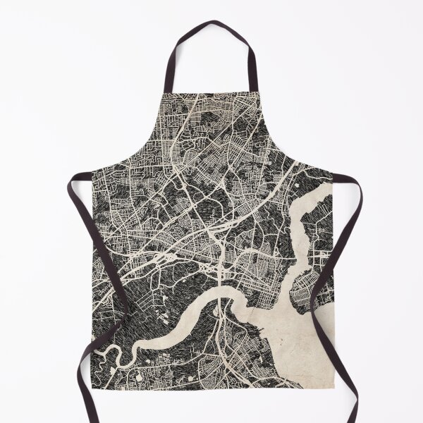 Item preview, Woodbridge map New Jersey Ink lines designed and sold by InkMaps.
