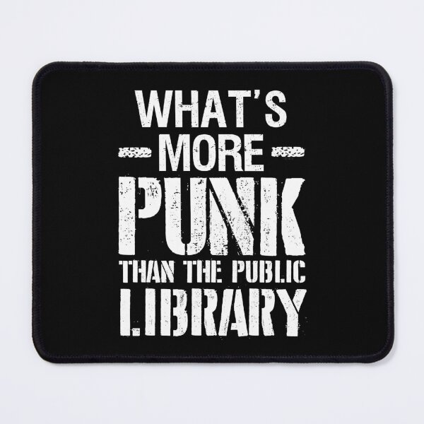 Item preview, WHAT'S MORE PUNK MORE THAN PUBLIC LIBRARY VINTGAE designed and sold by LinkunShop.