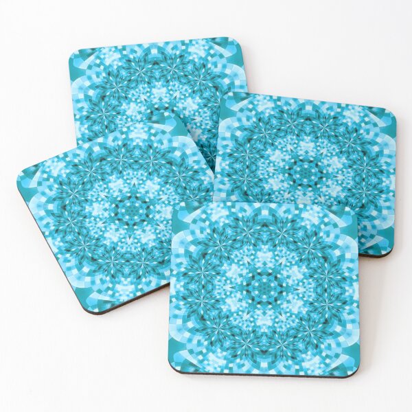 Item preview, Blue Kaleidoclock with Numbers on the clock designed and sold by MindTravel.