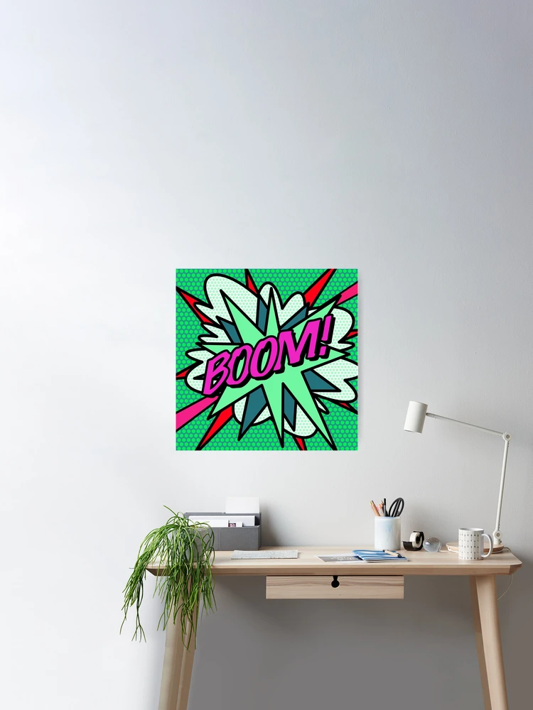 BOOM Comic Book Pop Art Fun Cool Graphic Wrapping Paper by