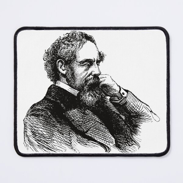 Item preview, Charles Dickens Vintage Drawing designed and sold by Beltschazar.