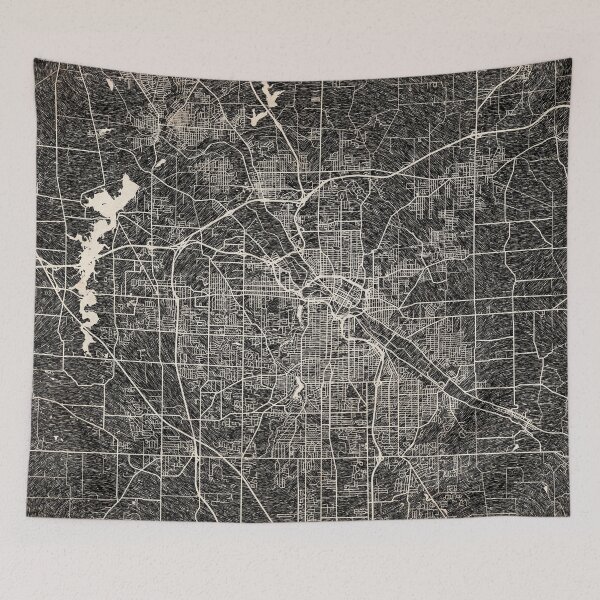 Item preview, Youngstown map Ohio Ink lines designed and sold by InkMaps.