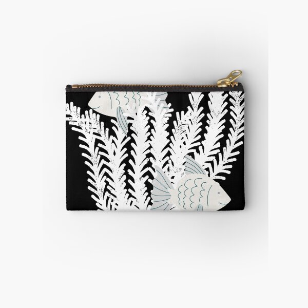 Item preview, Fish & seaweed seagrass under the water white transparent background designed and sold by Wildflow Creations.