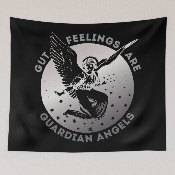 Item preview, Gut feelings are guardian angels smoky quartz designed and sold by hockeng.