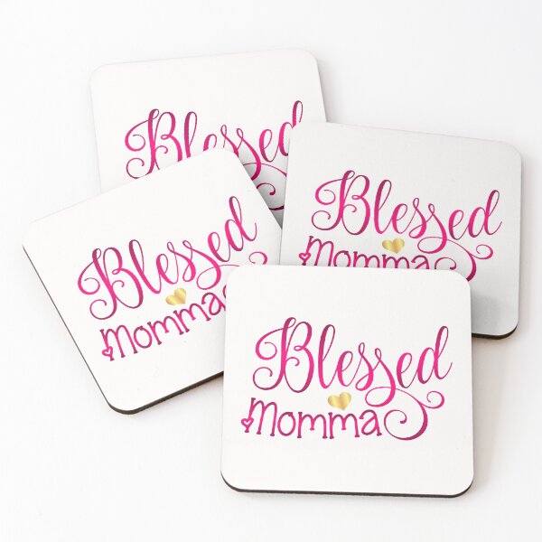 Item preview, Blessed Momma Gift Mom life quote designed and sold by Hanna Kovalchuk.