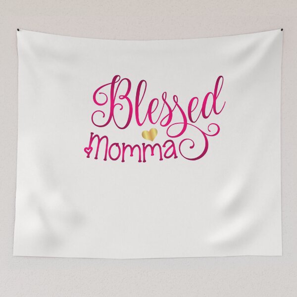 Item preview, Blessed Momma Gift Mom life quote designed and sold by Hanna Kovalchuk.