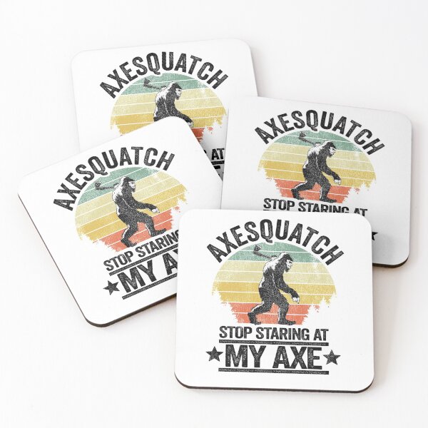 Item preview, Axesquatch Funny Bigfoot Axe Throwing Gift Vintage designed and sold by Stronzi.