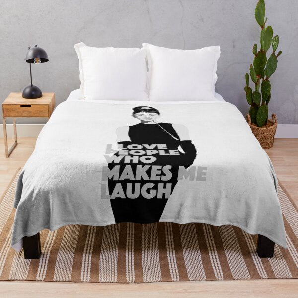 Item preview, I Love People Who Makes Me Laugh - Audrey Hepburn designed and sold by dibeja.