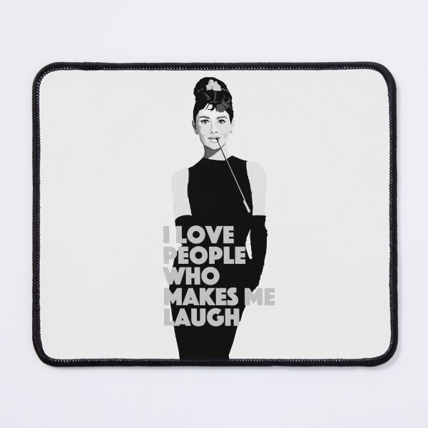 Item preview, I Love People Who Makes Me Laugh - Audrey Hepburn designed and sold by dibeja.