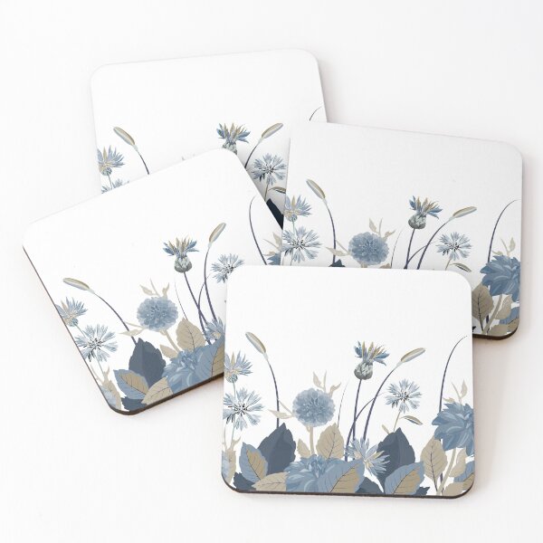 Item preview, Blue Cornflowers, Dahlias, Thistles designed and sold by GeeHanz.