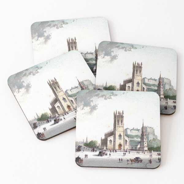 Item preview, Vintage Illustration of Princes Street, Edinburgh - West End designed and sold by yourscotland.