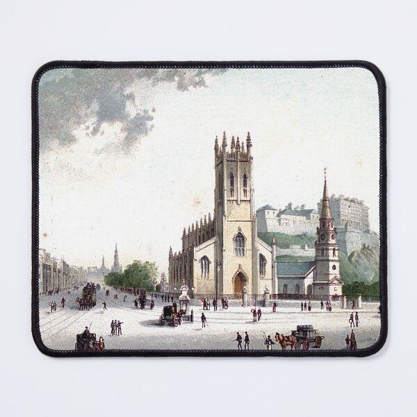 Item preview, Vintage Illustration of Princes Street, Edinburgh - West End designed and sold by yourscotland.
