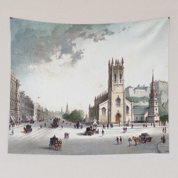 Item preview, Vintage Illustration of Princes Street, Edinburgh - West End designed and sold by yourscotland.