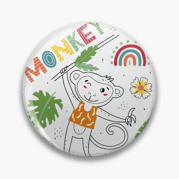 Item preview, Safari Monkey Kids Animal Collection designed and sold by GeeHanz.