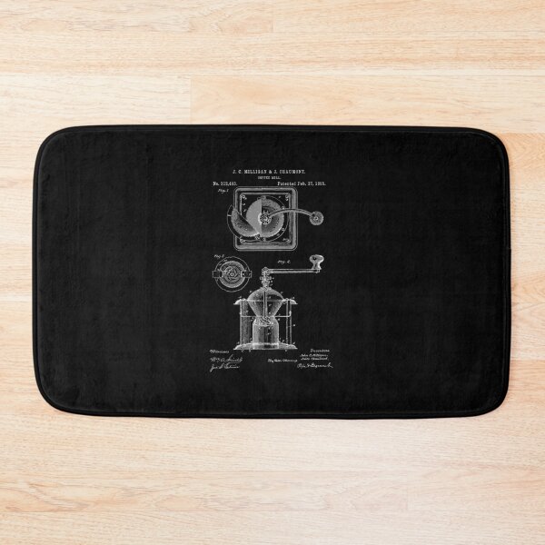 Item preview, 1885 Coffee Mill Grinder Patent Print Coffee Lover Gift Long Sleeve T-Shirt designed and sold by stierleism.