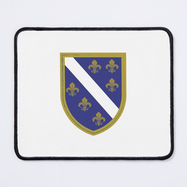 Item preview, BiH Bosnia-Herzegovina Crest Grb Bosanski Ljiljan Zlatni Ljiljan VECTOR designed and sold by Velered Designs ⚜️.