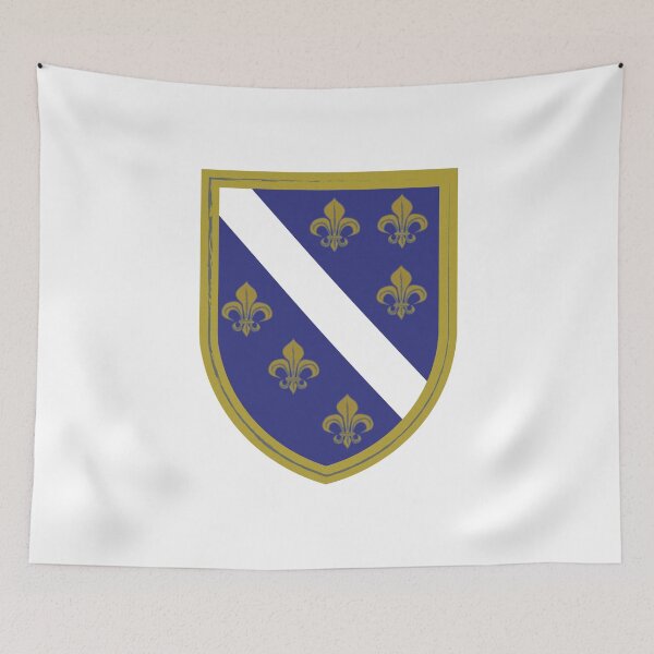 Item preview, BiH Bosnia-Herzegovina Crest Grb Bosanski Ljiljan Zlatni Ljiljan VECTOR designed and sold by Velered Designs ⚜️.