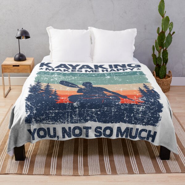 Item preview, Kayaking Makes Me Happy Kayak Lover Funny Gift Dad designed and sold by Stronzi.
