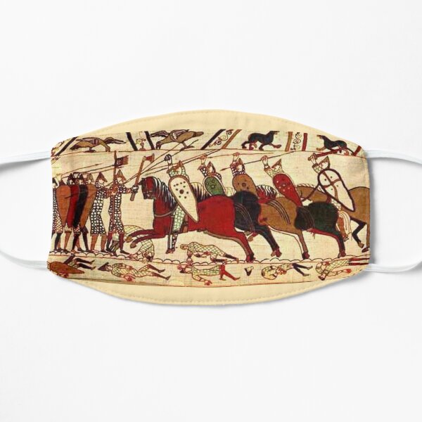 Bayeux Tapestry. Battle of Hastings. 1066. Flat Mask