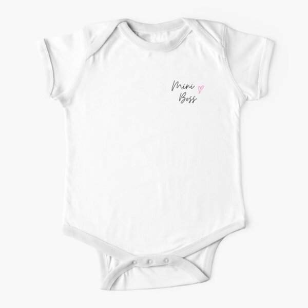Mini Boss Short Sleeve Baby One-Piece