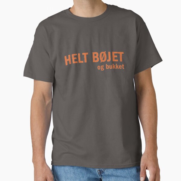 Vista previa del artículo con la obra «Helt bøjet og bukket», diseñado y vendido por DanielVind.