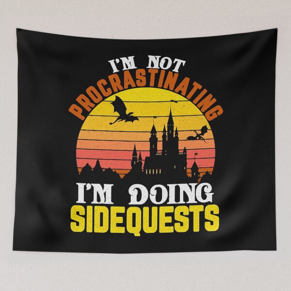 Item preview, I'm Not Procrastinating I'm Doing Side Quests designed and sold by cierramwrigh.