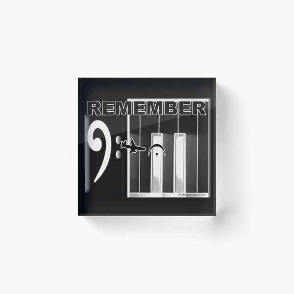 9/11 Requiem For Piano #20 Acrylic Block