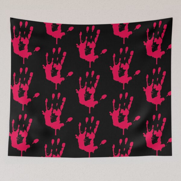 Item preview, Spooky Spatter Blood Funny Halloween Hand  designed and sold by Olha Borishchuk.