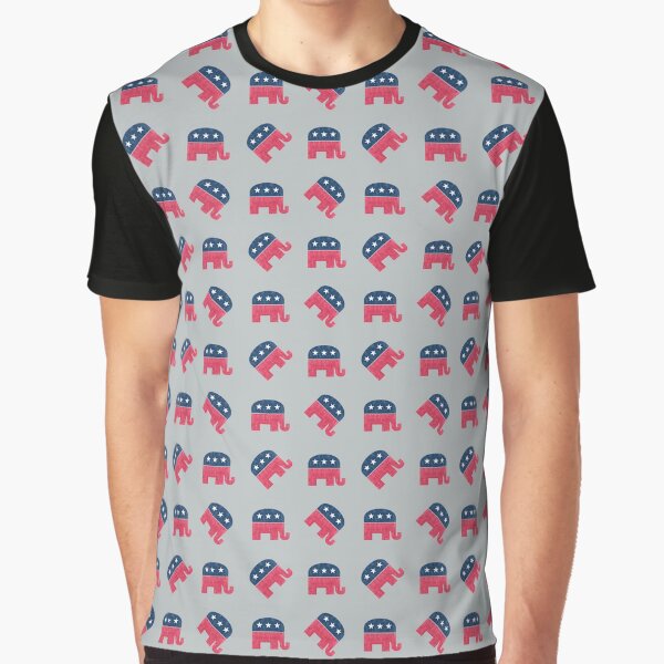 Item preview, Republican Elephant Vintage Pattern (Gray) designed and sold by Sportswear.