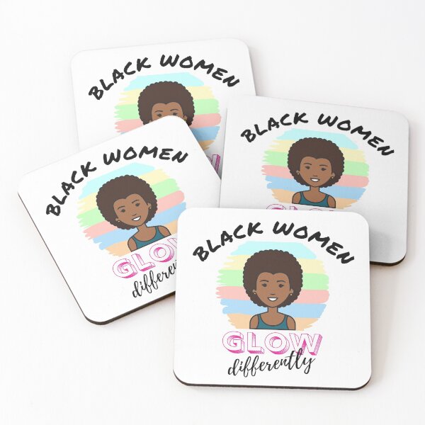 Item preview, Black Women Glow Differently designed and sold by artisthead.